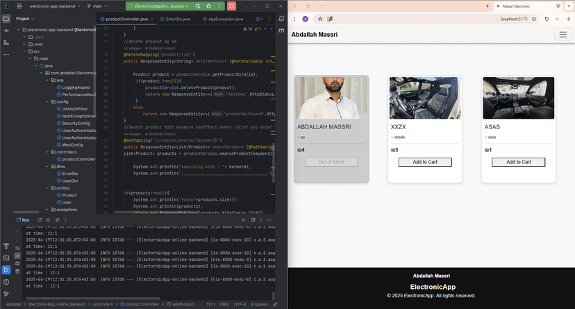 Full-stack eCommerce Website